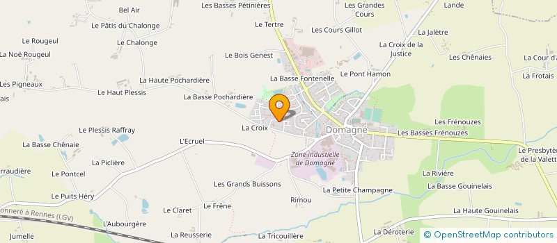 localisation de l'entreprise MONSIEUR ROMAIN FURON  DOMAGNE