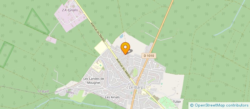 localisation de l'entreprise MONSIEUR ROMAIN GABORIT  LE BARP