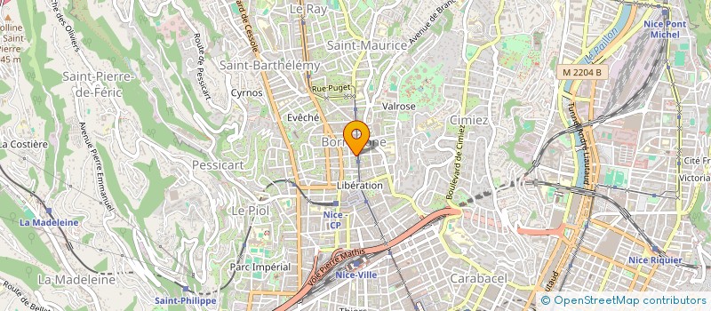 localisation de l'entreprise MONSIEUR ROMAIN GABRIEL à NICE