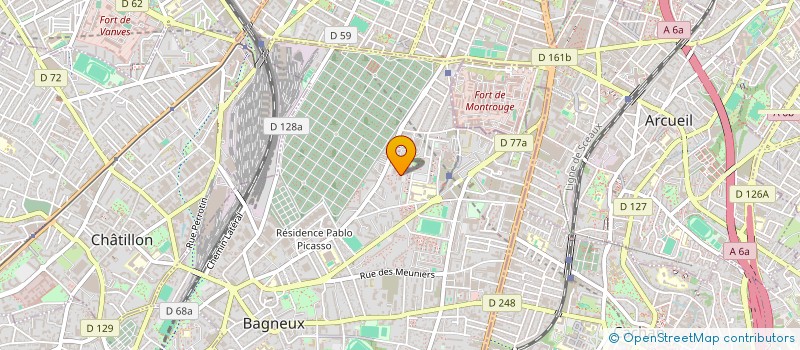 localisation de l'entreprise MONSIEUR ROMAIN GABRIEL à BAGNEUX