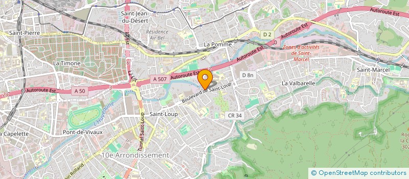 localisation de l'entreprise MONSIEUR ROMAIN GABRIELE  MARSEILLE