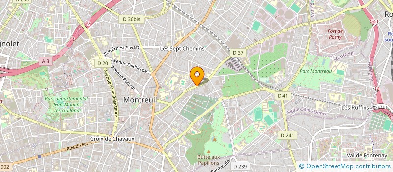 localisation de l'entreprise MONSIEUR ROMAIN GAEREMYNCK à MONTREUIL
