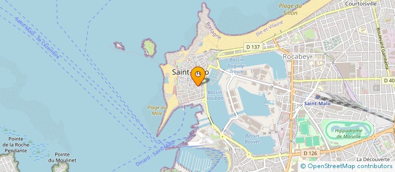 localisation de l'entreprise MONSIEUR ROMAIN GAILLARD  SAINT-MALO