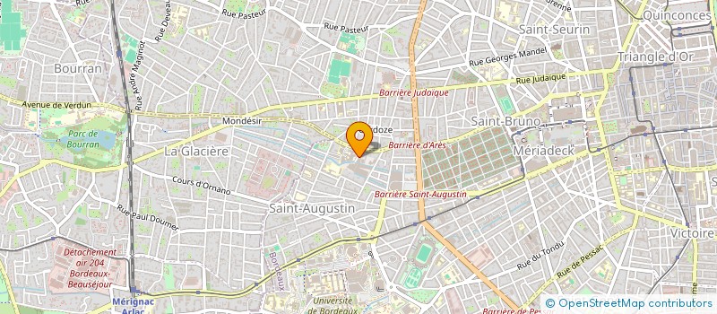 localisation de l'entreprise MONSIEUR ROMAIN GALAN  BORDEAUX