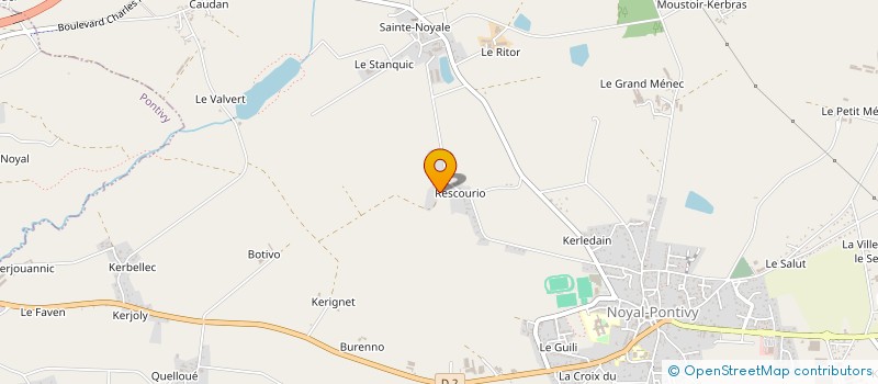 localisation de l'entreprise MONSIEUR ROMAIN GALLAIS  NOYAL-PONTIVY