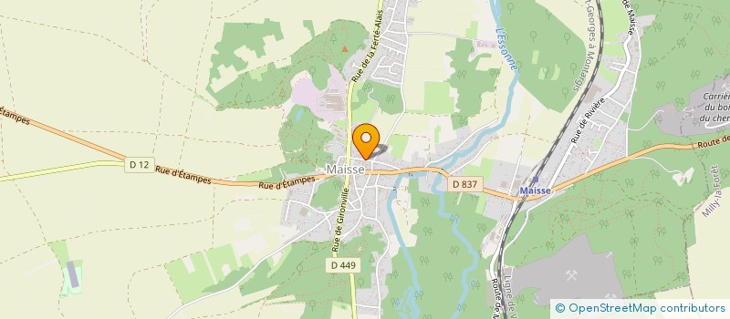 localisation de l'entreprise MONSIEUR ROMAIN GALLEGO  MAISSE