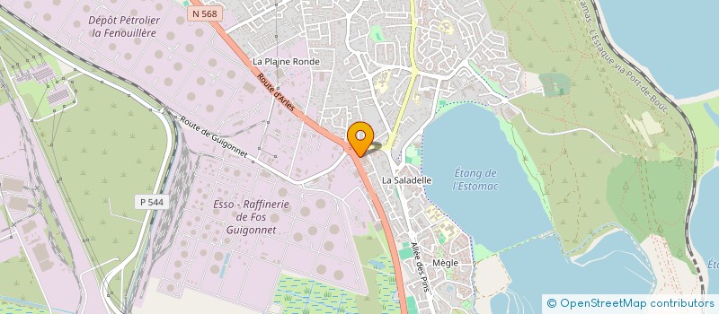 localisation de l'entreprise MONSIEUR ROMAIN GAMBARINI  FOS-SUR-MER