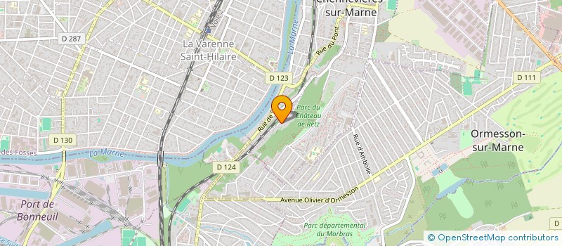 localisation de l'entreprise MONSIEUR ROMAIN GAMEIRO  CHENNEVIERES-SUR-MARNE