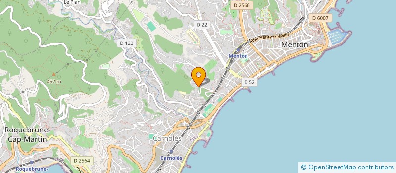 localisation de l'entreprise MONSIEUR ROMAIN GAMMINO à MENTON
