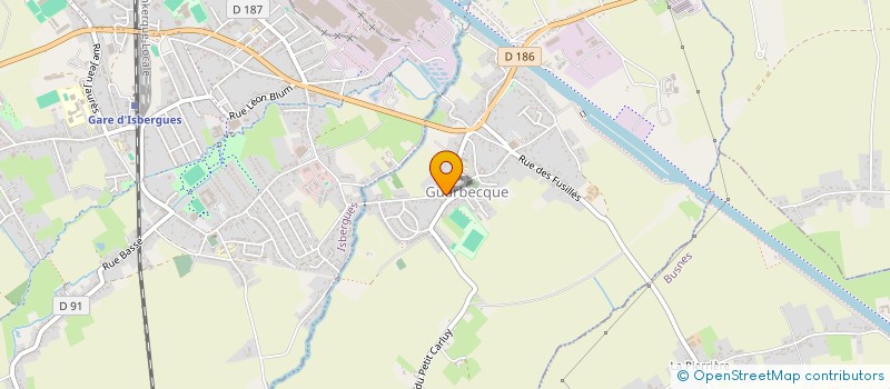 localisation de l'entreprise MONSIEUR ROMAIN GAQUIERE  GUARBECQUE