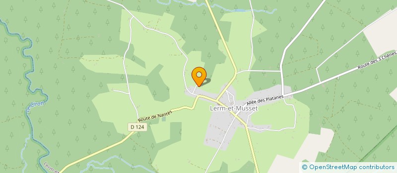 localisation de l'entreprise MONSIEUR ROMAIN GARBAYE  LERM-ET-MUSSET