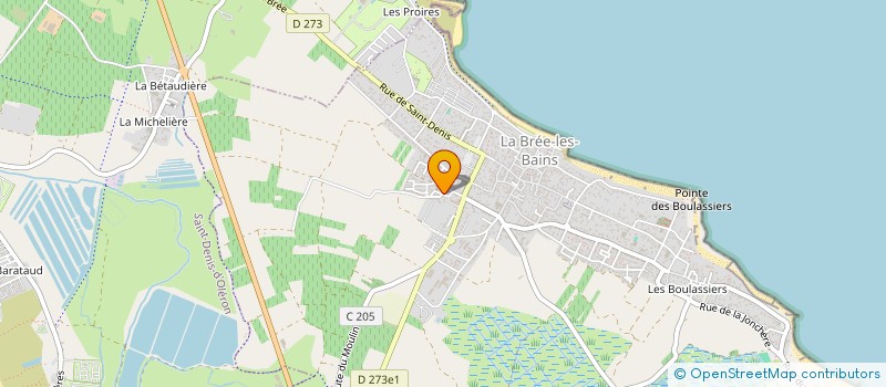 localisation de l'entreprise MONSIEUR ROMAIN GARLASCHI  LA BREE-LES-BAINS