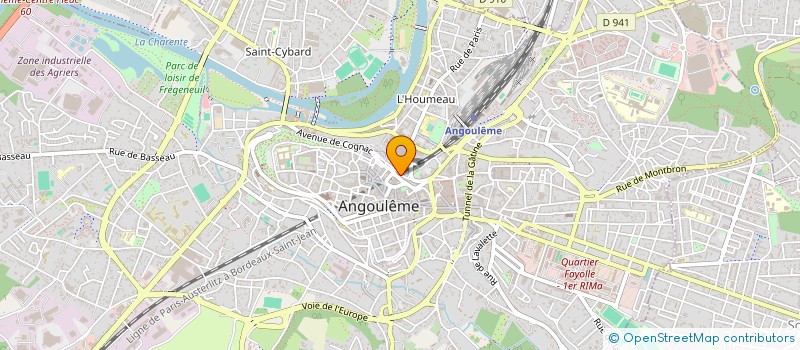 localisation de l'entreprise MONSIEUR ROMAIN GARNIER à ANGOULEME