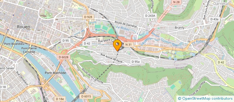 localisation de l'entreprise MONSIEUR ROMAIN GARNIER  ROUEN