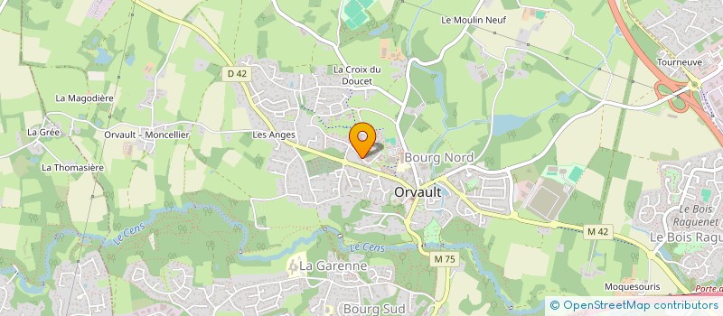 localisation de l'entreprise MONSIEUR ROMAIN GARNIER à ORVAULT