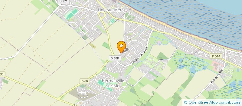 localisation de l'entreprise MONSIEUR ROMAIN GARNIER  HERMANVILLE-SUR-MER