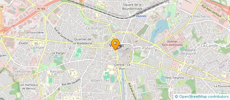 localisation de l'entreprise MONSIEUR ROMAIN GAROUSTE  VANNES