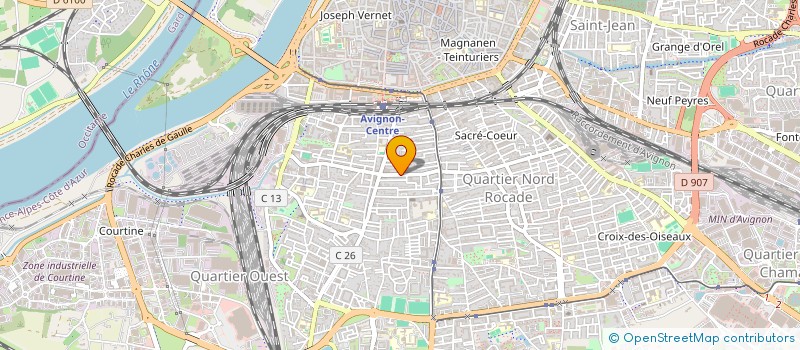 localisation de l'entreprise MONSIEUR ROMAIN GARRECH  AVIGNON