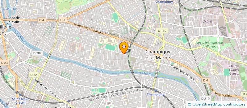 localisation de l'entreprise MONSIEUR ROMAIN GARREL  CHAMPIGNY-SUR-MARNE