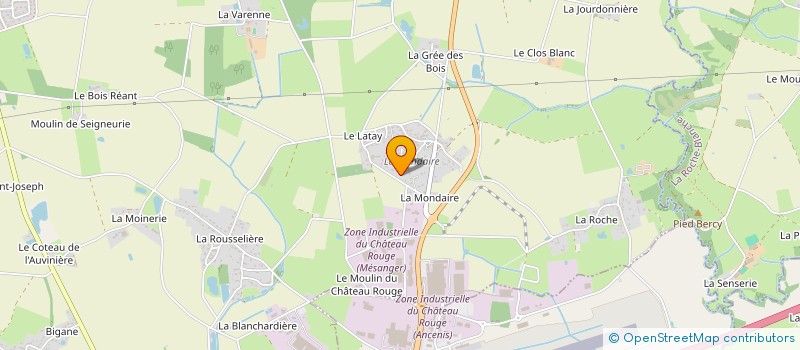 localisation de l'entreprise MONSIEUR ROMAIN GASCHER  MESANGER