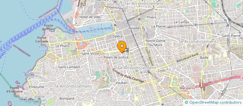 localisation de l'entreprise MONSIEUR ROMAIN GASCOIN  MARSEILLE