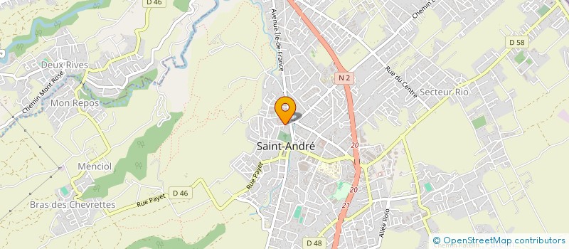 localisation de l'entreprise MONSIEUR ROMAIN GASPAL  SAINT-ANDRE