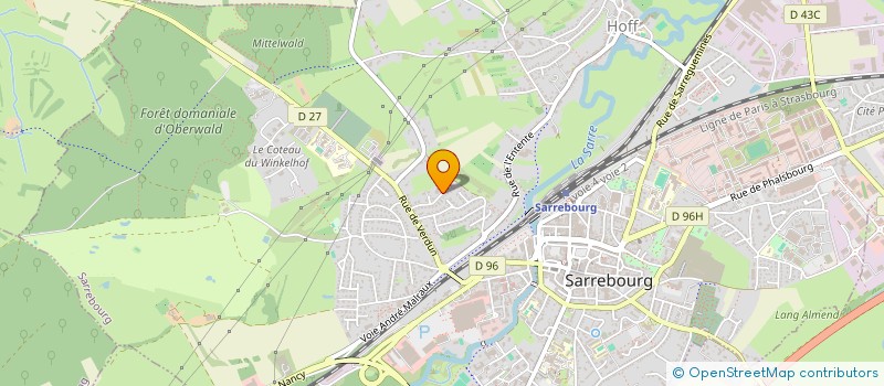 localisation de l'entreprise MONSIEUR ROMAIN GASSER  SARREBOURG