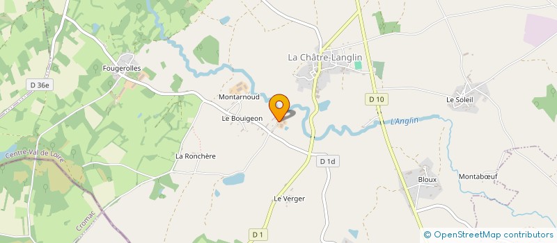 localisation de l'entreprise MONSIEUR ROMAIN GATEFAIT à LA CHATRE-LANGLIN