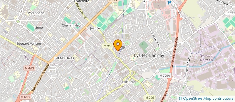 localisation de l'entreprise MONSIEUR ROMAIN GAUDFRIN  LYS-LEZ-LANNOY