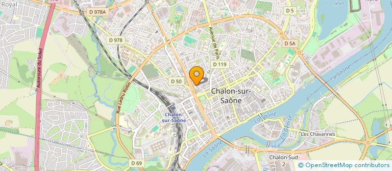 localisation de l'entreprise MONSIEUR ROMAIN GAUDILLER à CHALON-SUR-SAONE