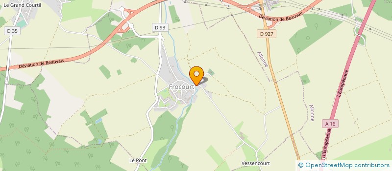 localisation de l'entreprise MONSIEUR ROMAIN GAUDISSART  FOUQUENIES