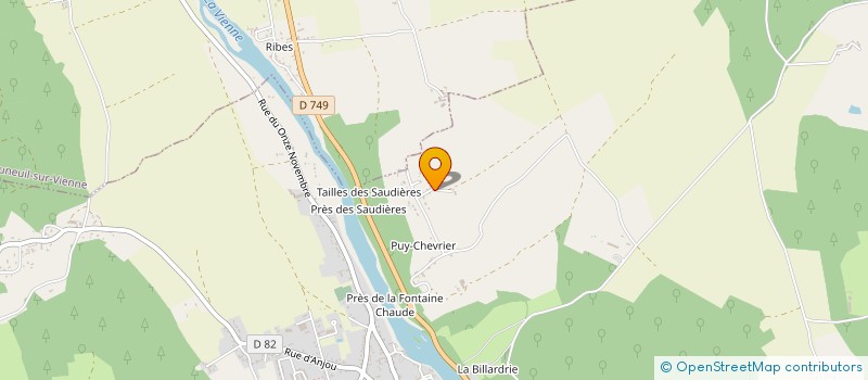 localisation de l'entreprise MONSIEUR ROMAIN GAUDRAY à BONNEUIL-MATOURS
