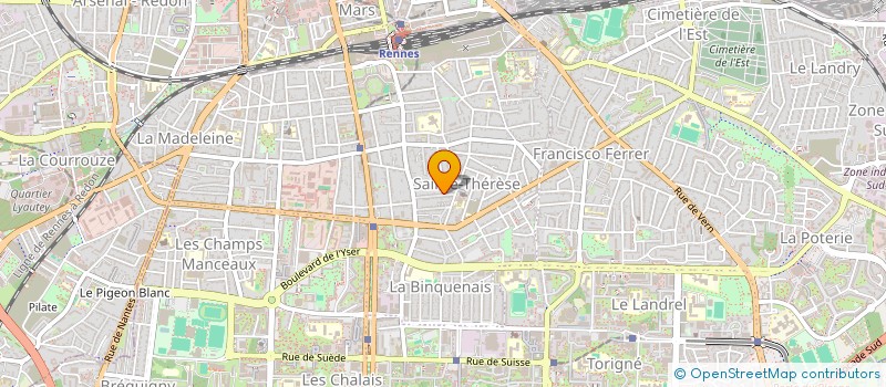 localisation de l'entreprise MONSIEUR ROMAIN GAULIER  RENNES