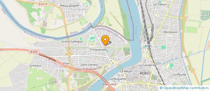 localisation de l'entreprise MONSIEUR ROMAIN GAUTHIER  ARLES