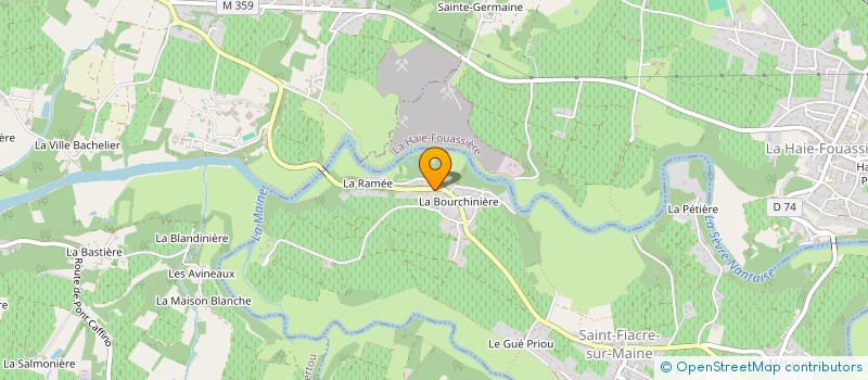 localisation de l'entreprise MONSIEUR ROMAIN GAUTIER  SAINT-FIACRE-SUR-MAINE