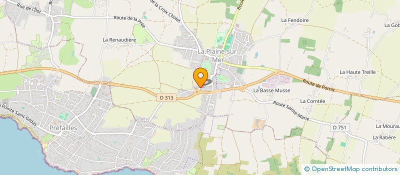 localisation de l'entreprise MONSIEUR ROMAIN GAUTREAU à LA PLAINE-SUR-MER