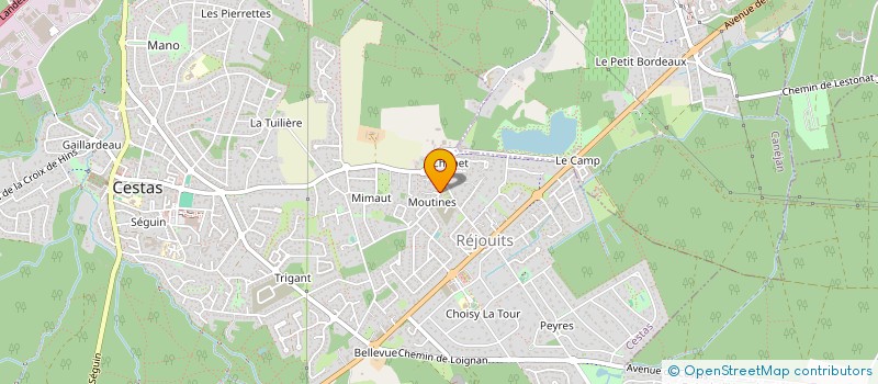 localisation de l'entreprise MONSIEUR ROMAIN GAUTRONNEAU  CESTAS