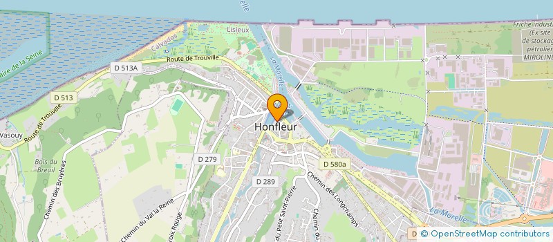 localisation de l'entreprise MONSIEUR ROMAIN GEISSMANN  HONFLEUR