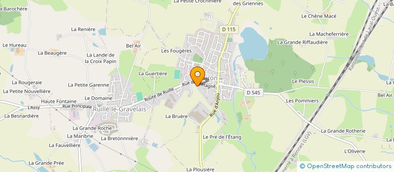 localisation de l'entreprise MONSIEUR ROMAIN GENDRY  SAINT-CYR-LE-GRAVELAIS