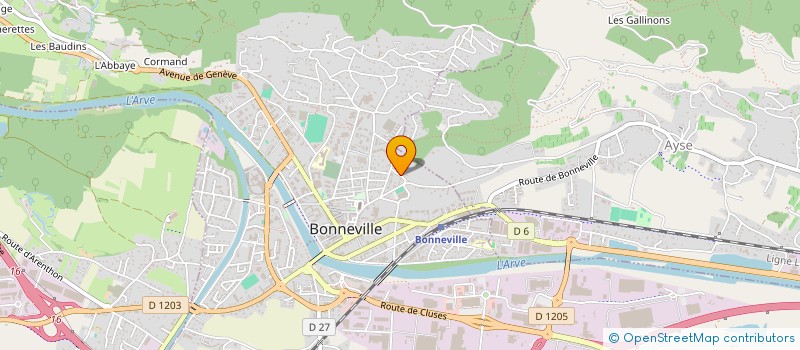 localisation de l'entreprise MONSIEUR ROMAIN GENOVA  BONNEVILLE