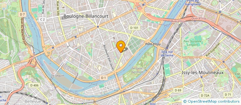 localisation de l'entreprise MONSIEUR ROMAIN GEORGES à BOULOGNE-BILLANCOURT