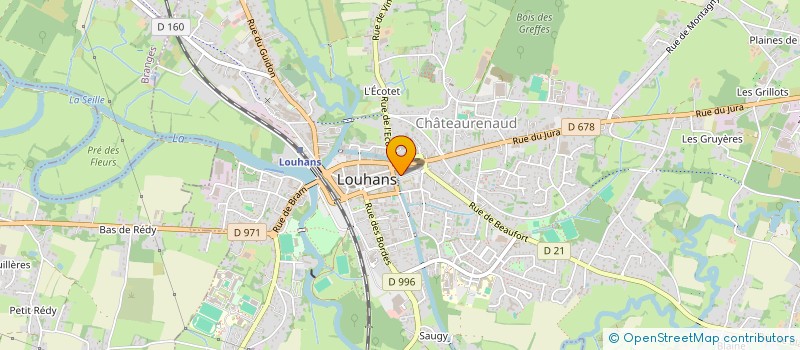 localisation de l'entreprise MONSIEUR ROMAIN GERARD ANDRE BORGES à LOUHANS