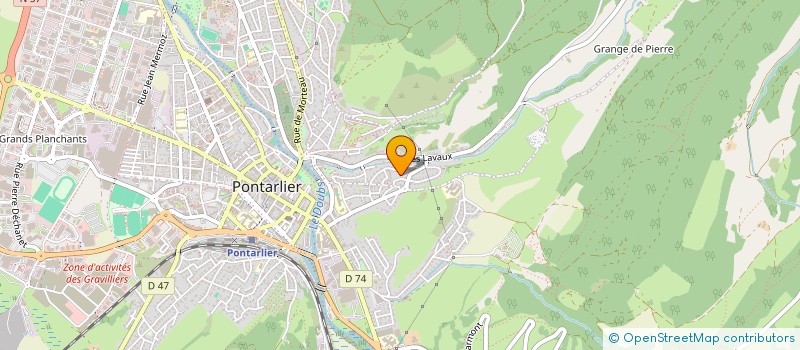 localisation de l'entreprise MONSIEUR ROMAIN GERARD DE PAOLA à PONTARLIER