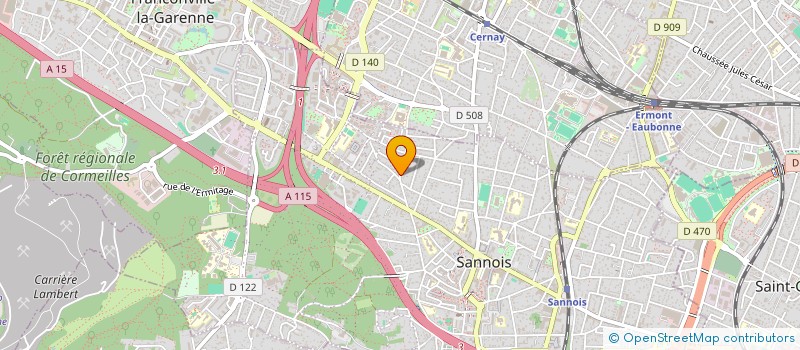 localisation de l'entreprise MONSIEUR ROMAIN GERARD EYMAEL à SANNOIS