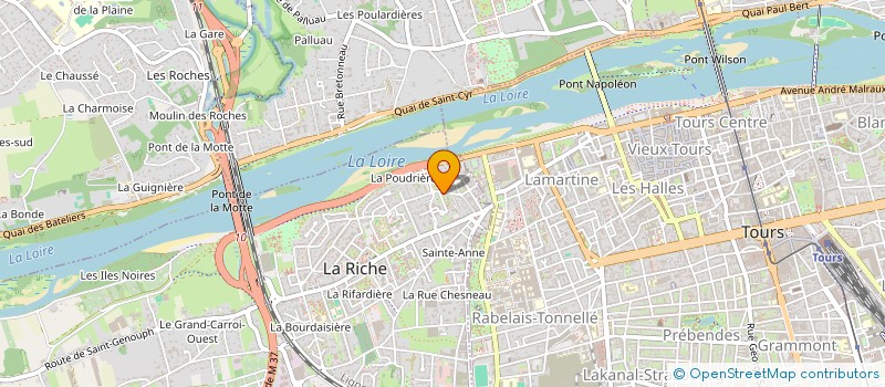 localisation de l'entreprise MONSIEUR ROMAIN GERVAIS  LA RICHE