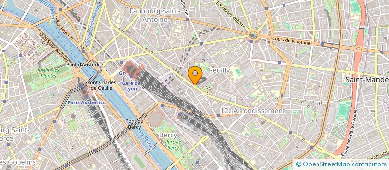 localisation de l'entreprise MONSIEUR ROMAIN GERVAIS  PARIS