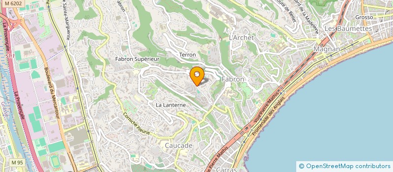 localisation de l'entreprise MONSIEUR ROMAIN GHIELMI  NICE