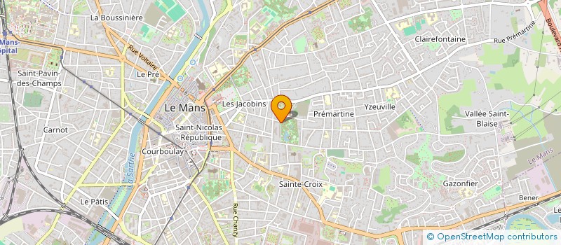 localisation de l'entreprise MONSIEUR ROMAIN GHOMARI  LE MANS