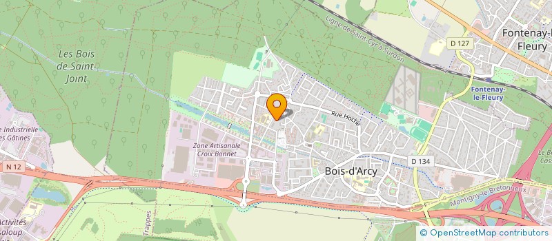 localisation de l'entreprise MONSIEUR ROMAIN GIBAULT  BOIS-D'ARCY