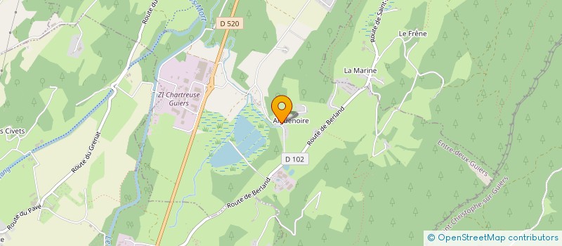 localisation de l'entreprise MONSIEUR ROMAIN GILLART  SAINT-LAURENT-DU-PONT